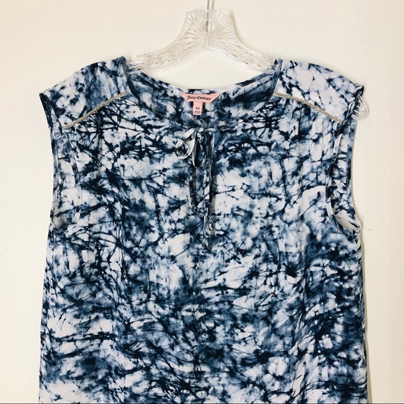Juicy Couture tie dye sleeveless summer top blouse - Picture 2 of 8